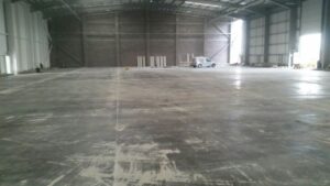 Concrete floor preparation